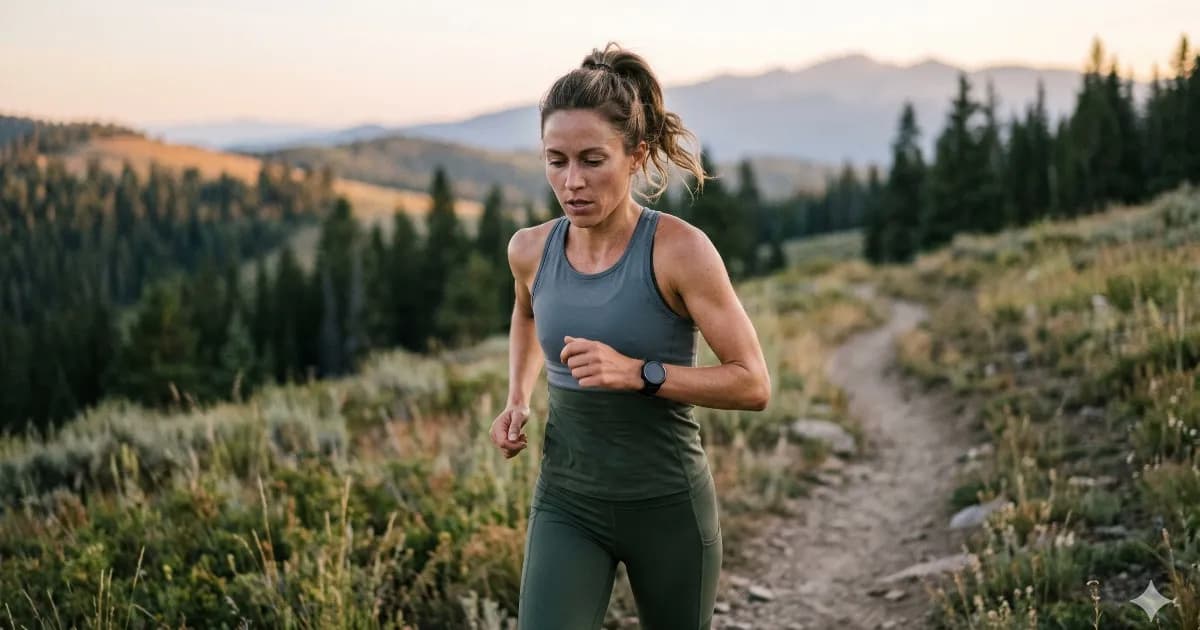 Deportista de resistencia realizando un esfuerzo máximo para ilustrar la escala RPE y la carga interna.
